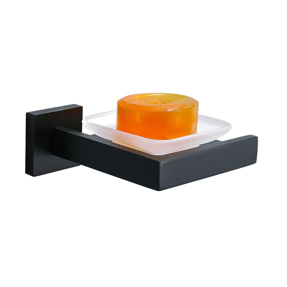 Turs Piatto di Sapone Bagno Cucina SUS 304, Nero