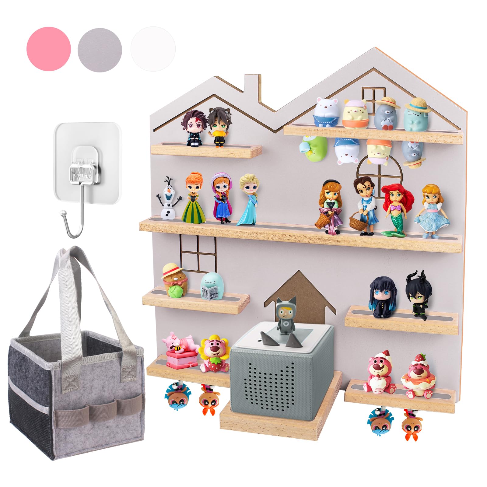 Tonie Scaffale per Tonies e Tonie Box, Grigio