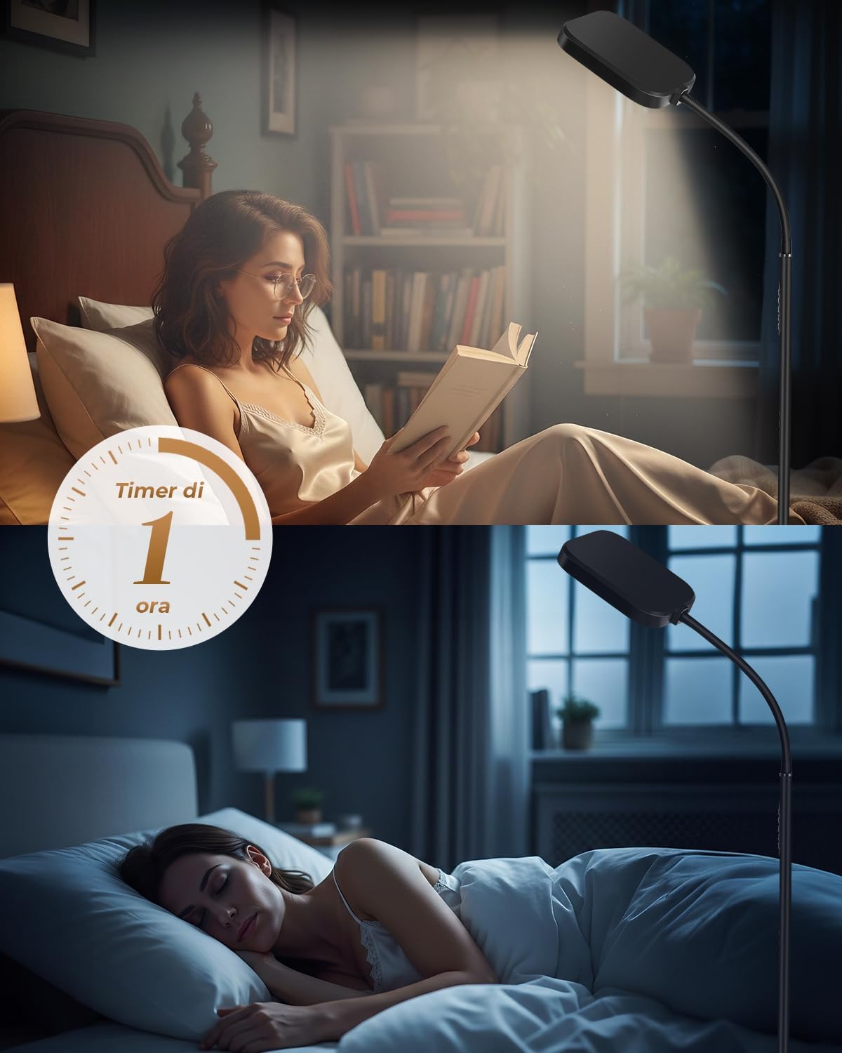 Lampada da Terra LED Dimmerabile 18W 1850lm - immagine 7