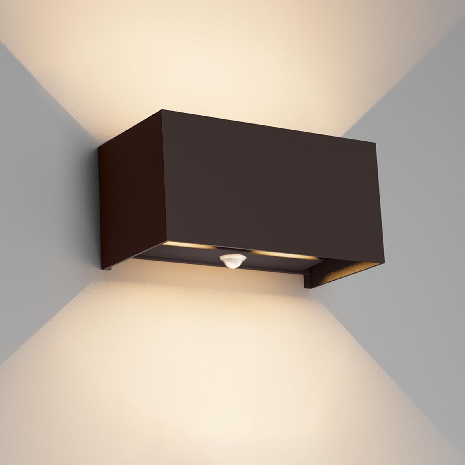 Klighten Applique da Esterno 24W con Sensore di Movimento