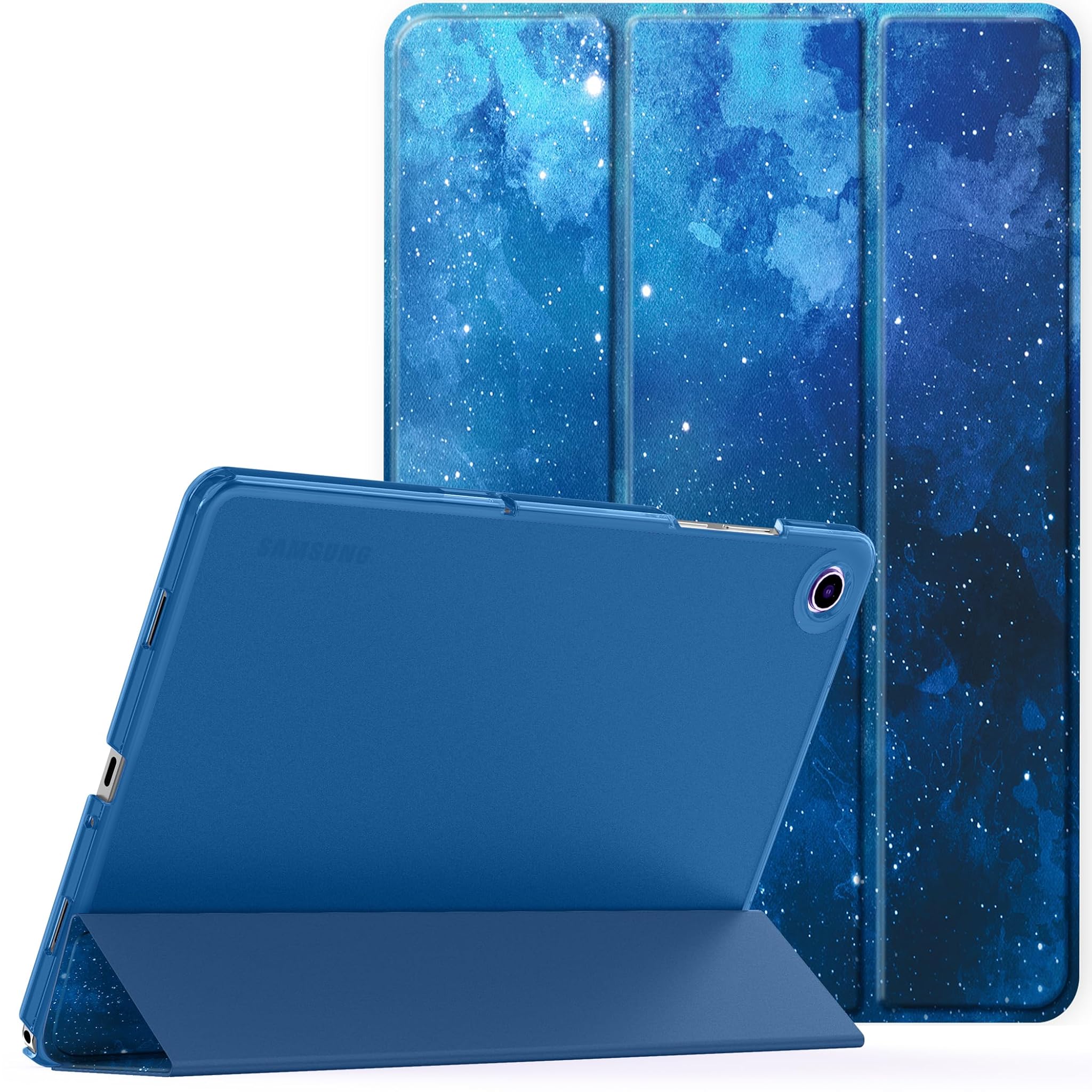 Cacoe Cover Samsung Galaxy Tab A11+/A9 Plus 11 Pollici, Stella Blu