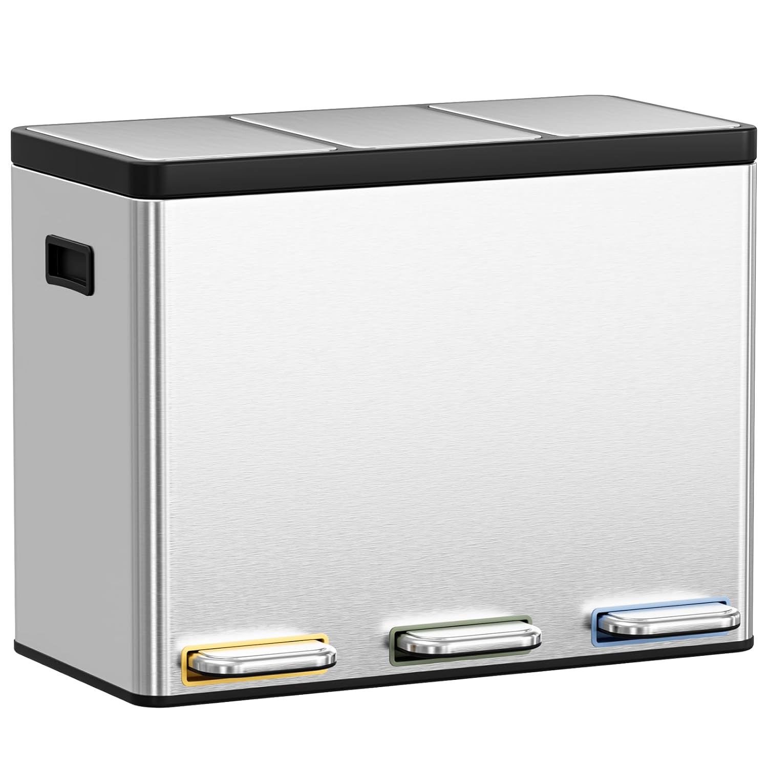 Clevich Sistema Raccolta Differenziata 3x15L Acciaio - immagine 1