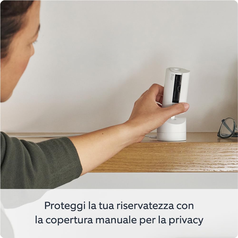 Ring Videocamera Interna Inclinabile (Pan-Tilt Indoor Camera) - immagine 5