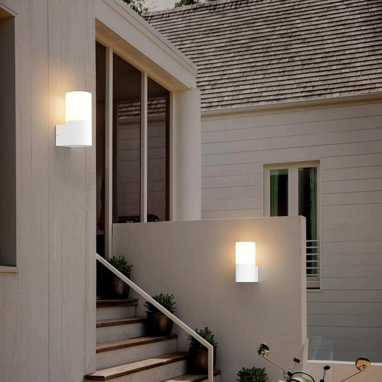 Klighten 2 Pezzi Lampada da Parete E27 Esterno/Interno - immagine 6