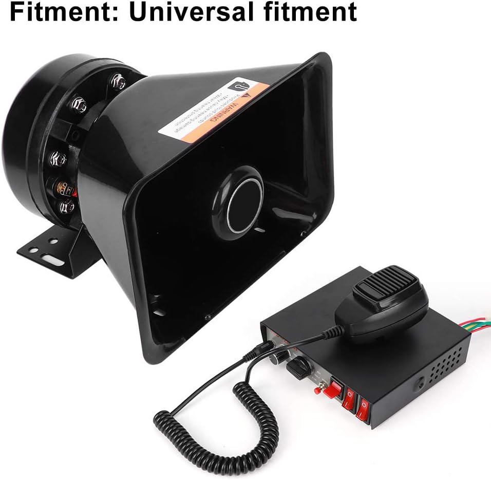 Corno per Auto Sirena Allarme 9 Toni 200W 130dB - immagine 2