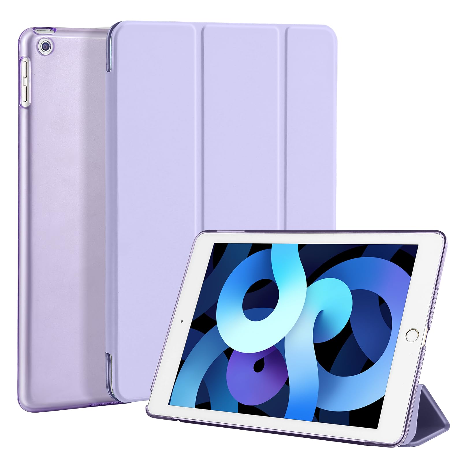 4ubonlife Custodia per iPad 9,7" (5a/6a Gen), Viola Chiaro