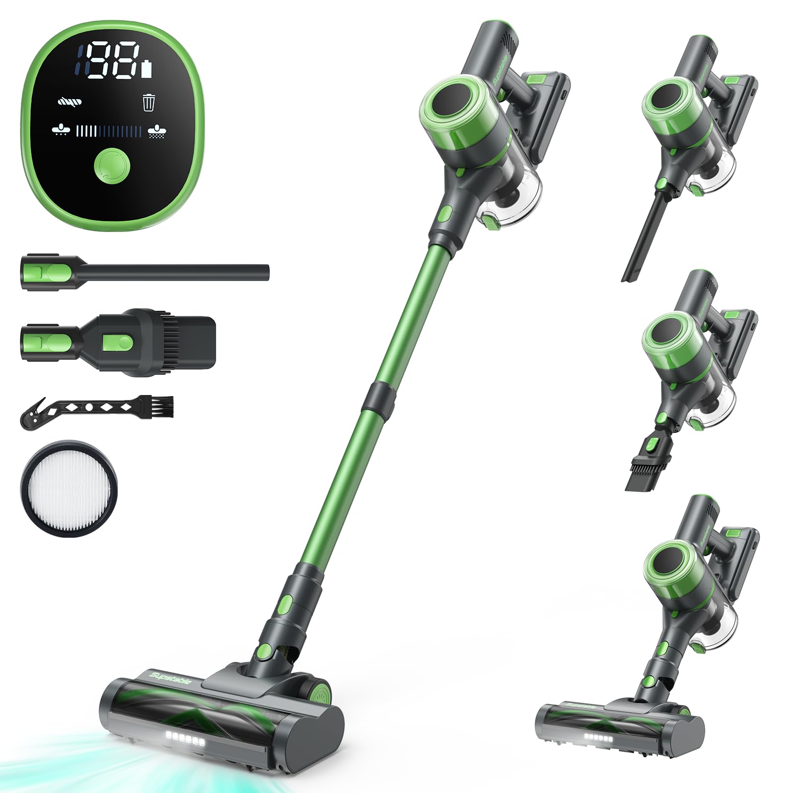 Supstable Aspirapolvere Senza Fili 30kPa 60min