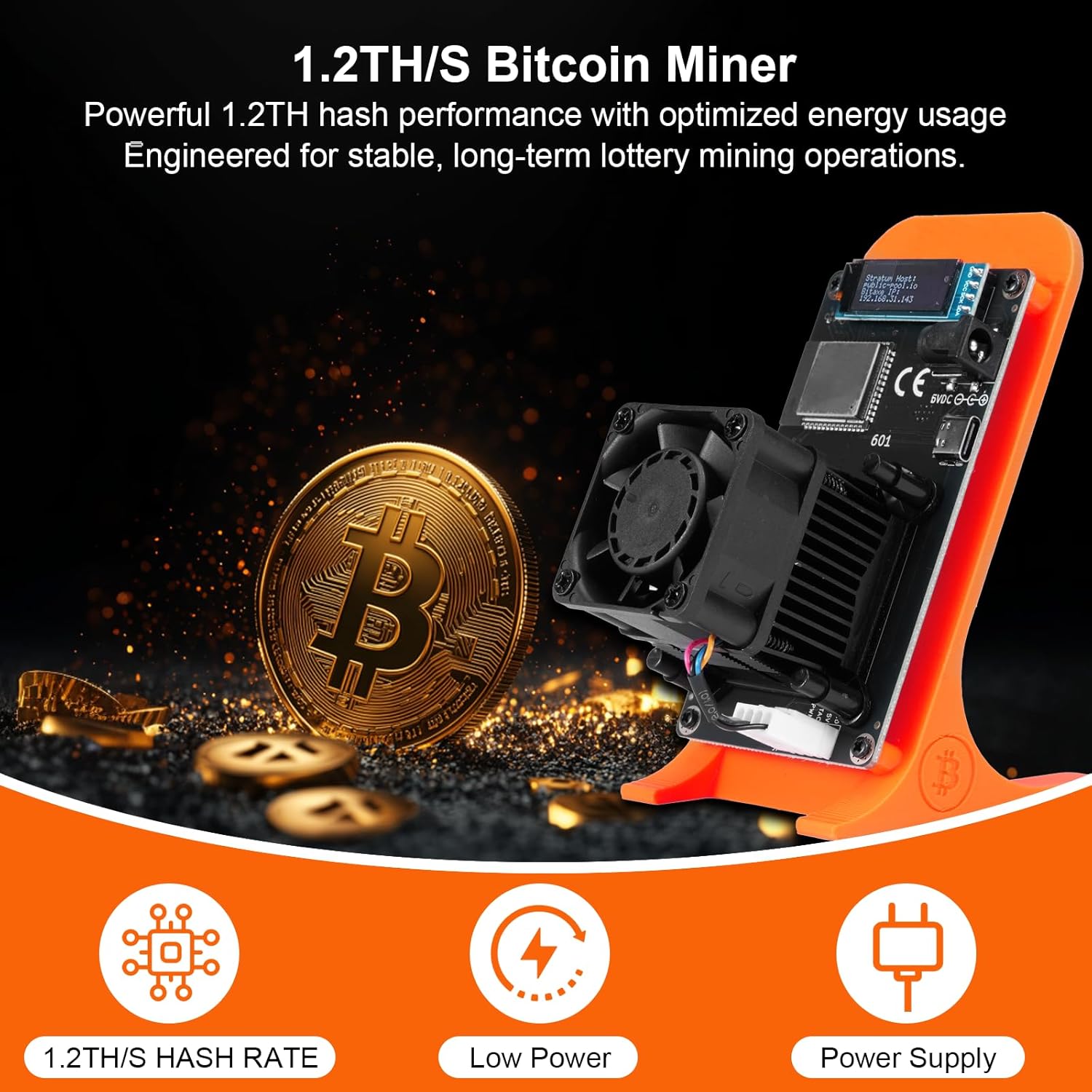 Ruizhi 1.2TH/S Bitcoin Miner Lottery Machine - immagine 2