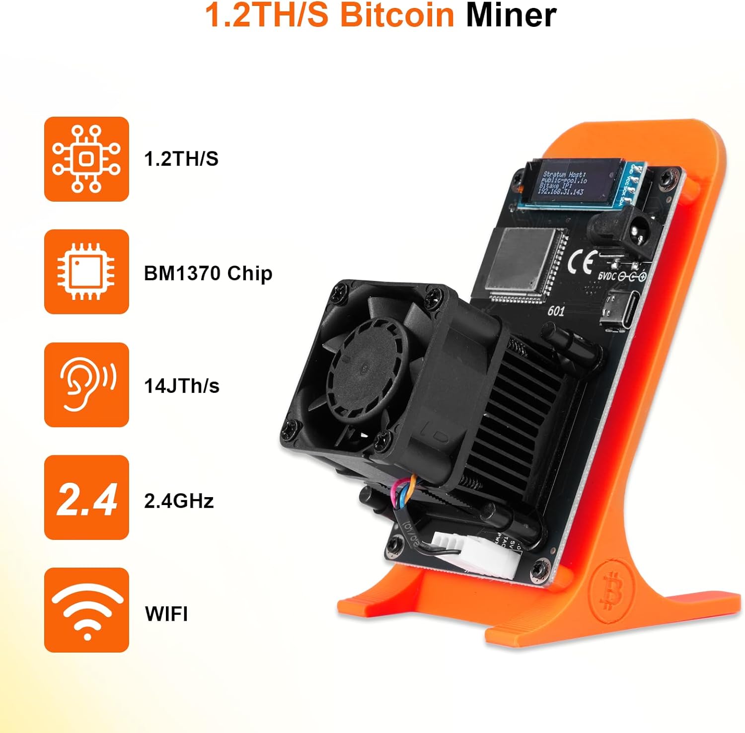Ruizhi 1.2TH/S Bitcoin Miner Lottery Machine - immagine 3