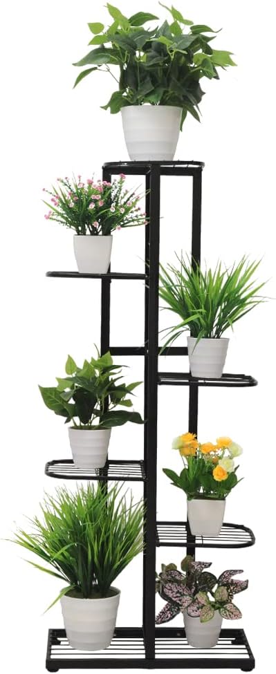 Cre Cra Scaffale Porta Piante a 6 Piani in Metallo