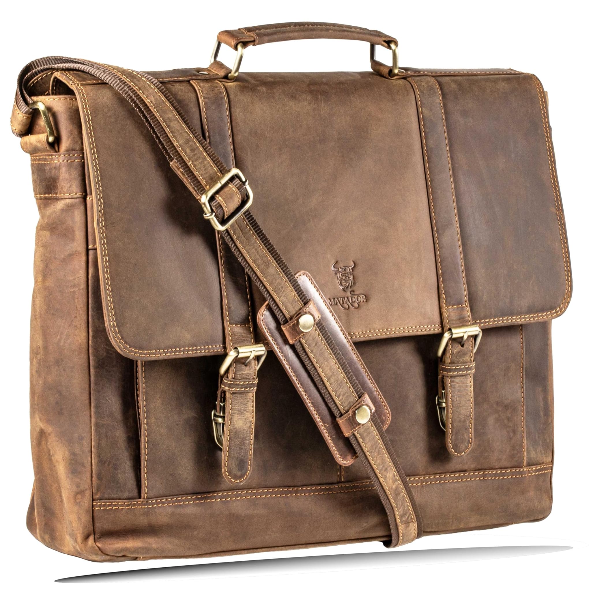 MATADOR Borsa a Tracolla XXL in Pelle DUBAI