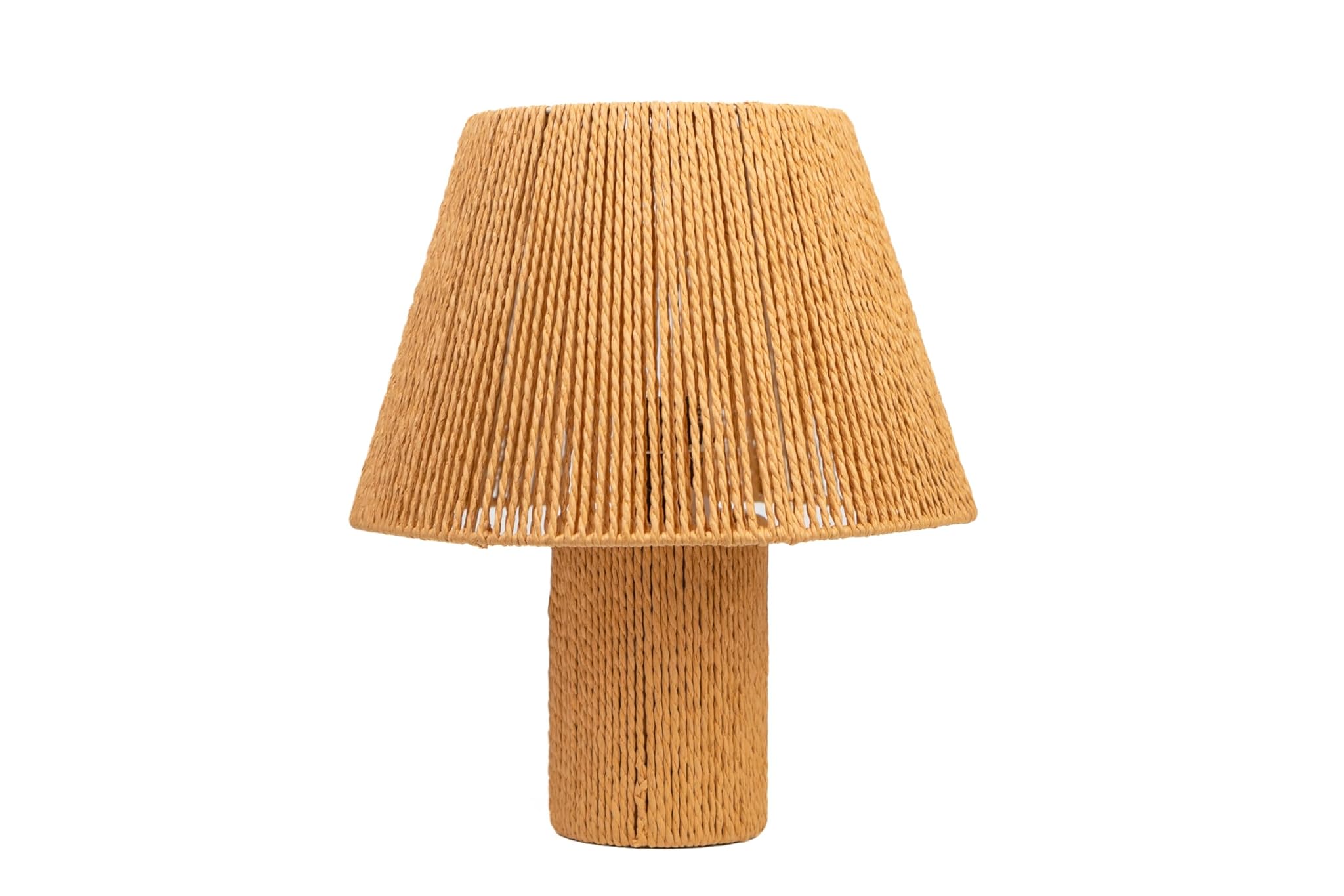 LAMPARA C/PANTALLA AMARILLA CUERDA