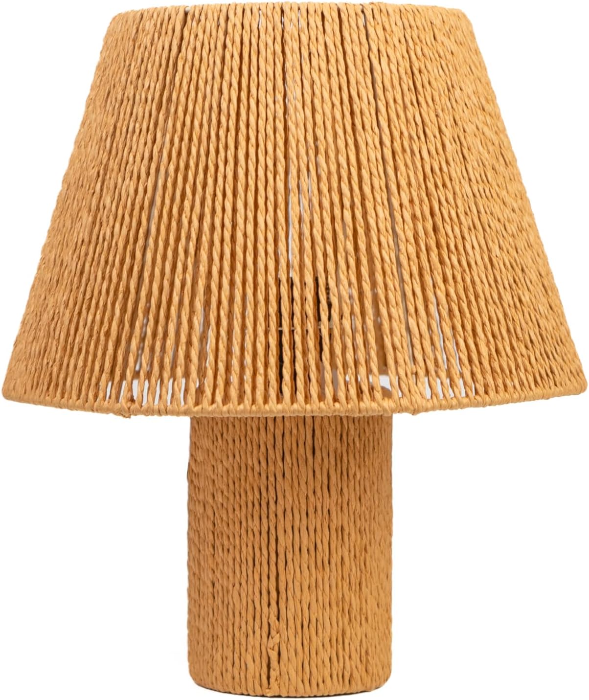 LAMPARA C/PANTALLA AMARILLA CUERDA - immagine 1