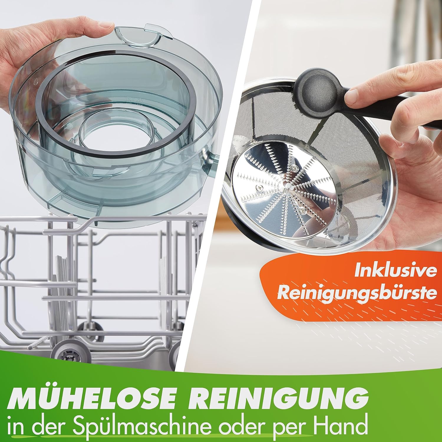 Nutrilovers QUICK-JUICER - Spremiagrumi 800W Acciaio Inox - immagine 5