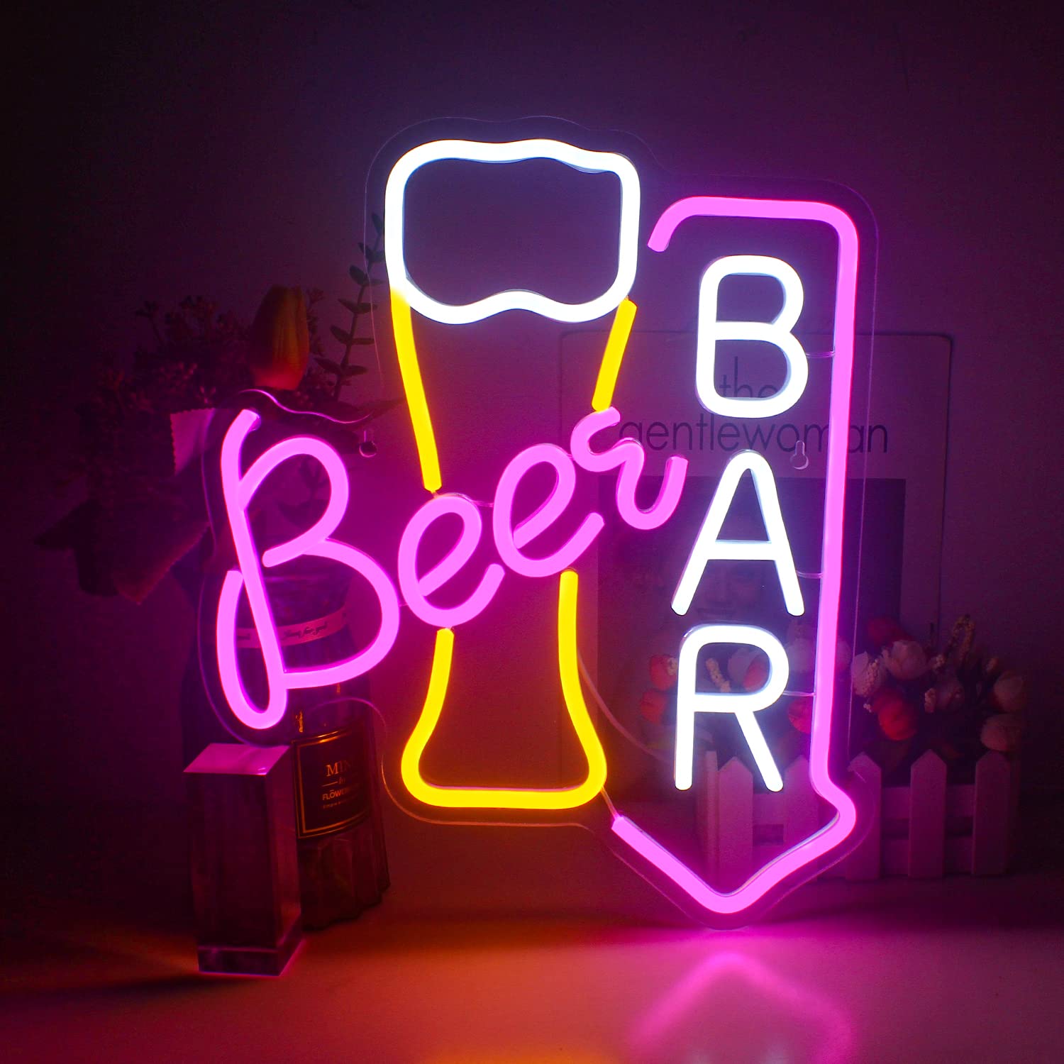 Insegna Neon LED Birra - Decorazione da Parete