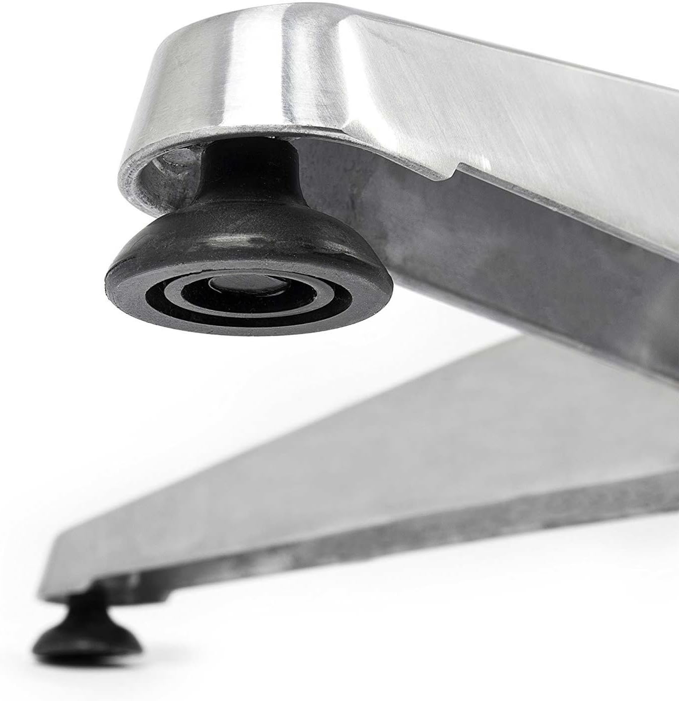 Bakaji Tavolino Alluminio Esterno 60x60cm Regolabile - immagine 4