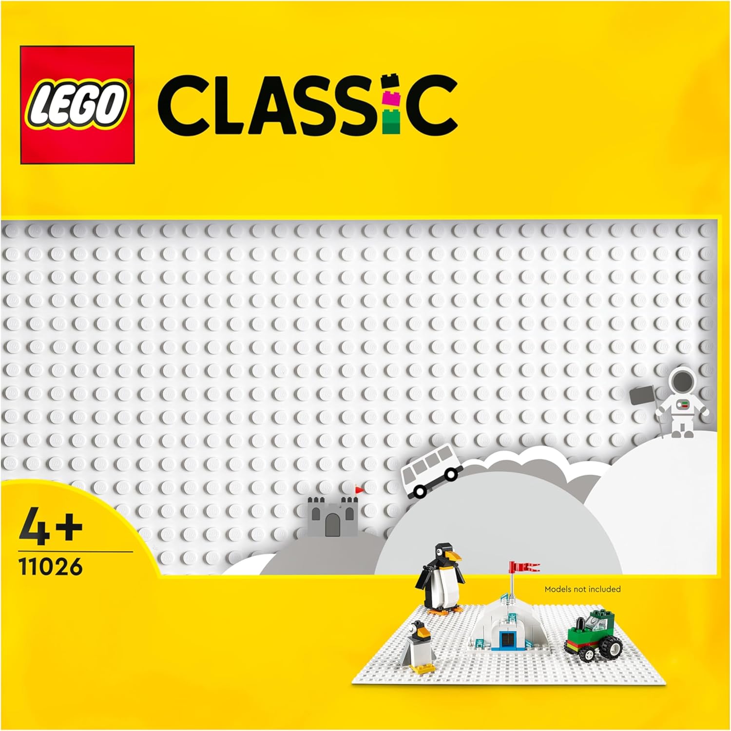 Lego Classic Base Bianca 32x32 Bottoncini - immagine 1