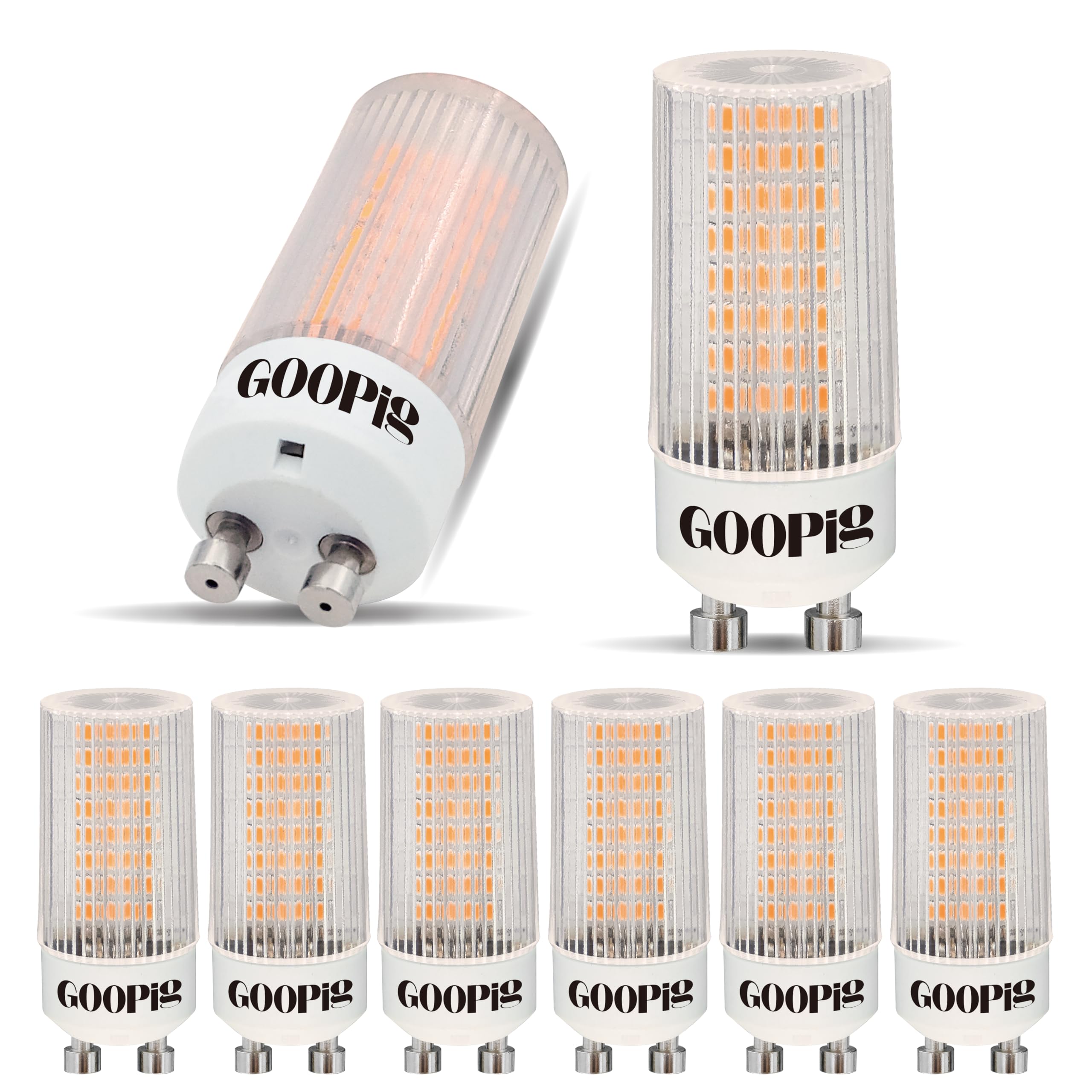 Goopig GU10 Lampadine LED 3.5W Bianco Caldo 2700K - 6 Pezzi | Velz
