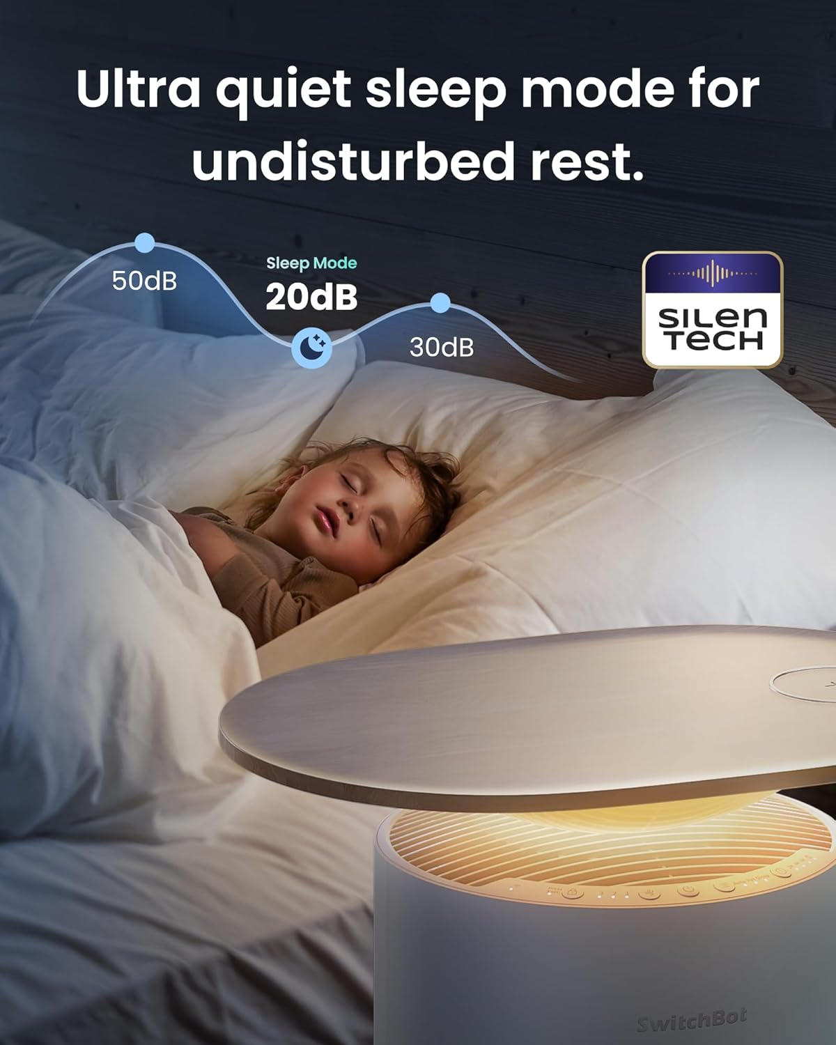 Switchbot Purificatore D'aria con App e Luce Notturna - immagine 7