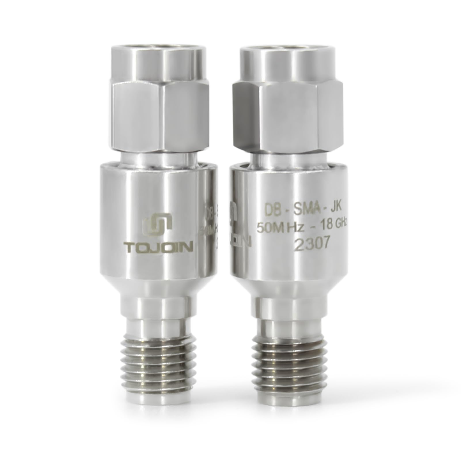 TOJOIN Blocco CC in Linea SMA Maschio a Femmina (2PCS)