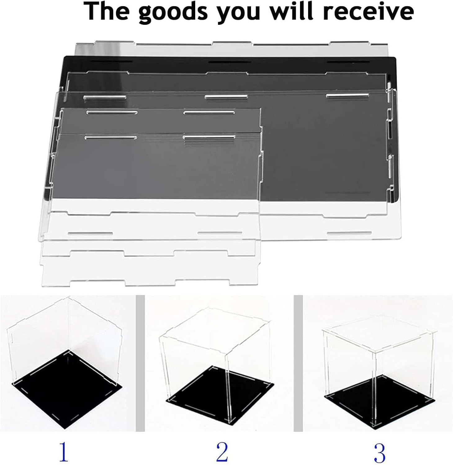 Vetrinetta Espositiva Acrilica con Base Nera - immagine 5