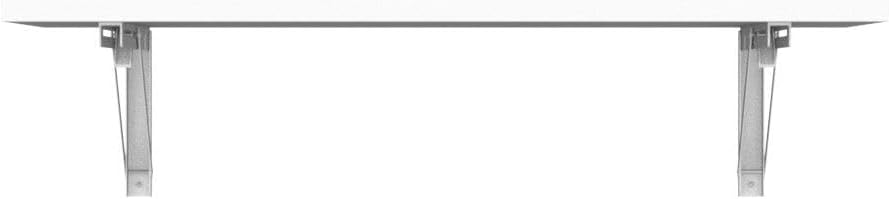 Tavolo da Pranzo Pieghevole da Parete 80x40 cm, Bianco - immagine 5