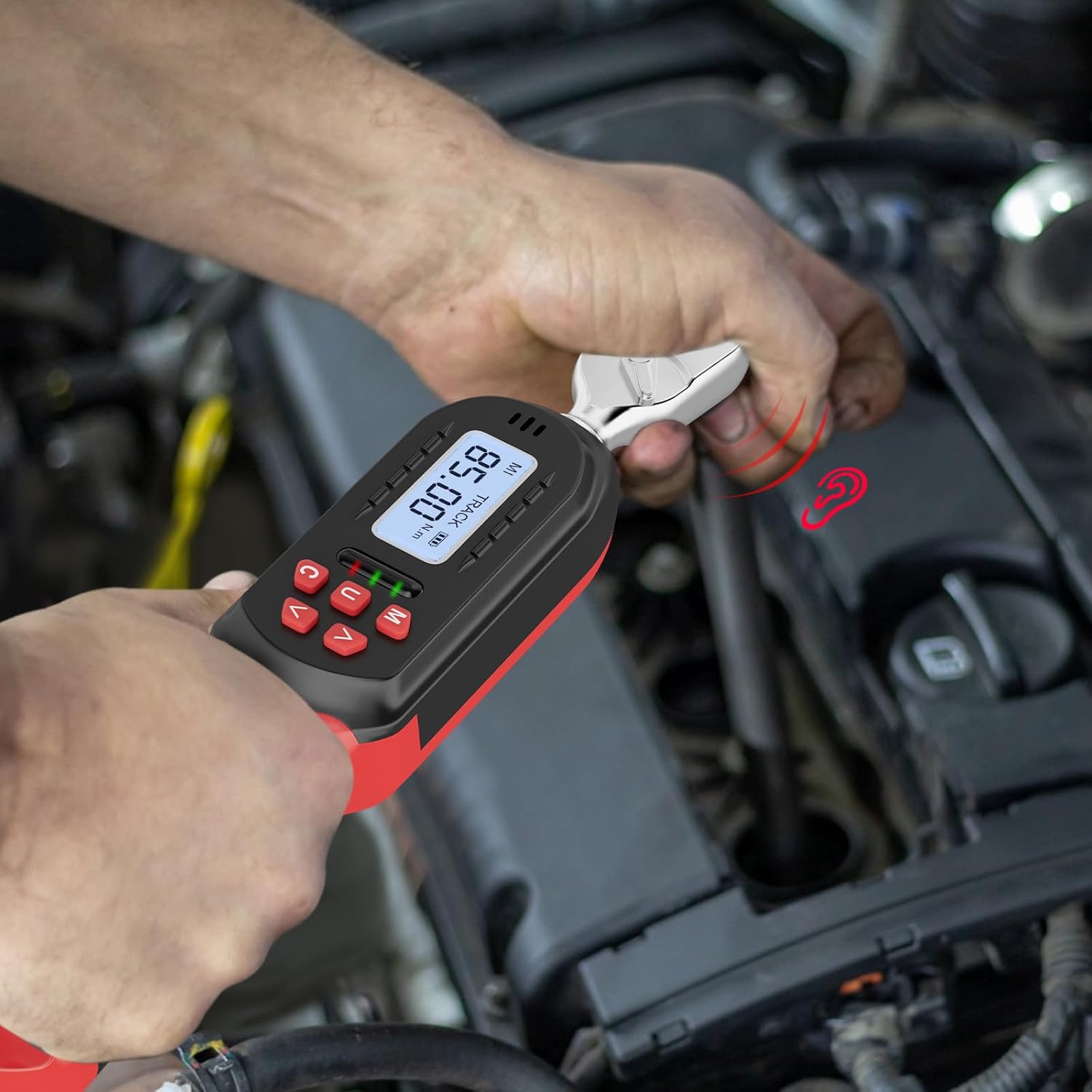 Vanpo Chiave Dinamometrica Digitale 3/8" & 1/2" - immagine 5