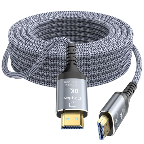 Cavo HDMI Fibra Ottica 15 Metri 8K 48Gbps Ultra High Speed