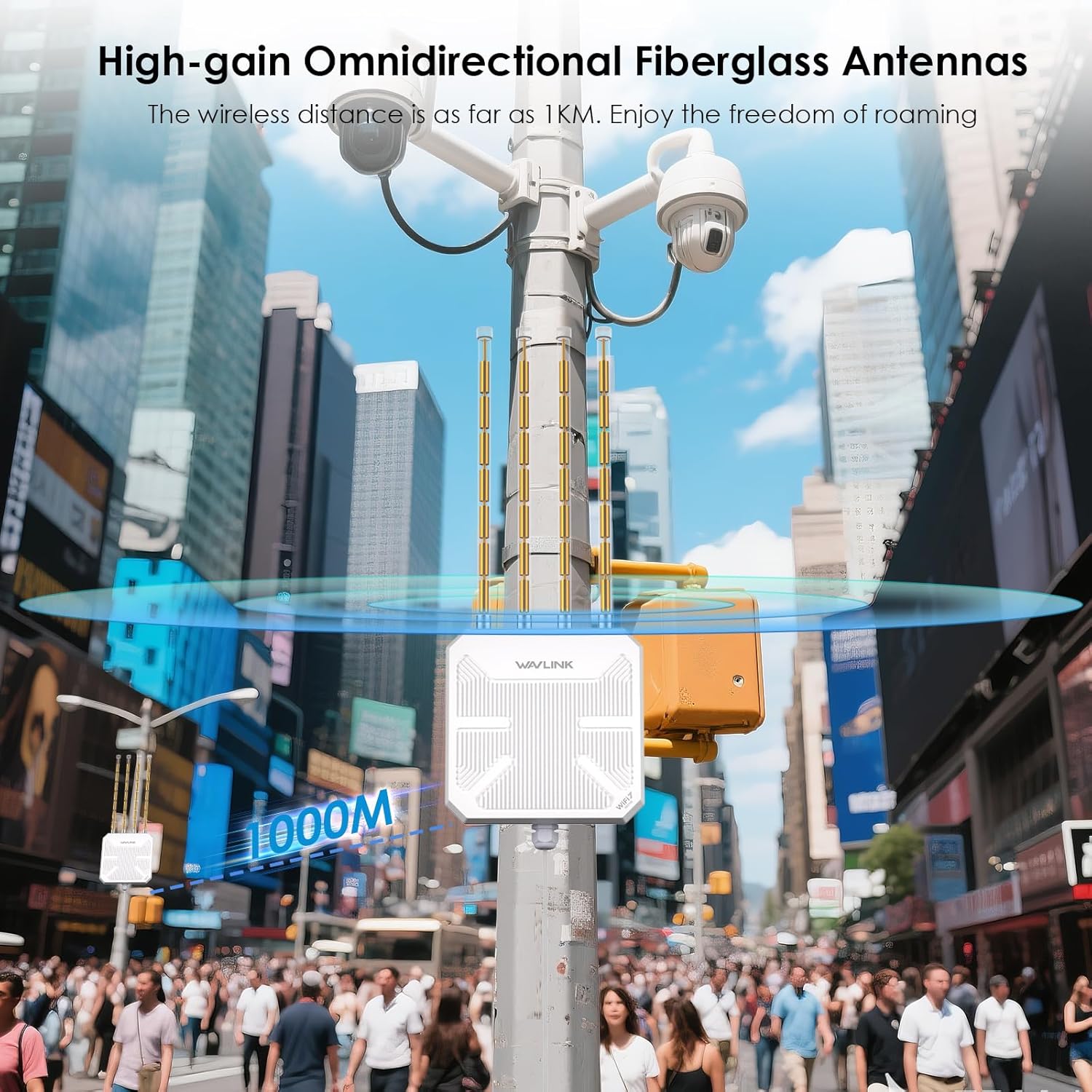 Router WiFi 7 Wavlink Esterno BE5100 Mesh IP67 - immagine 7