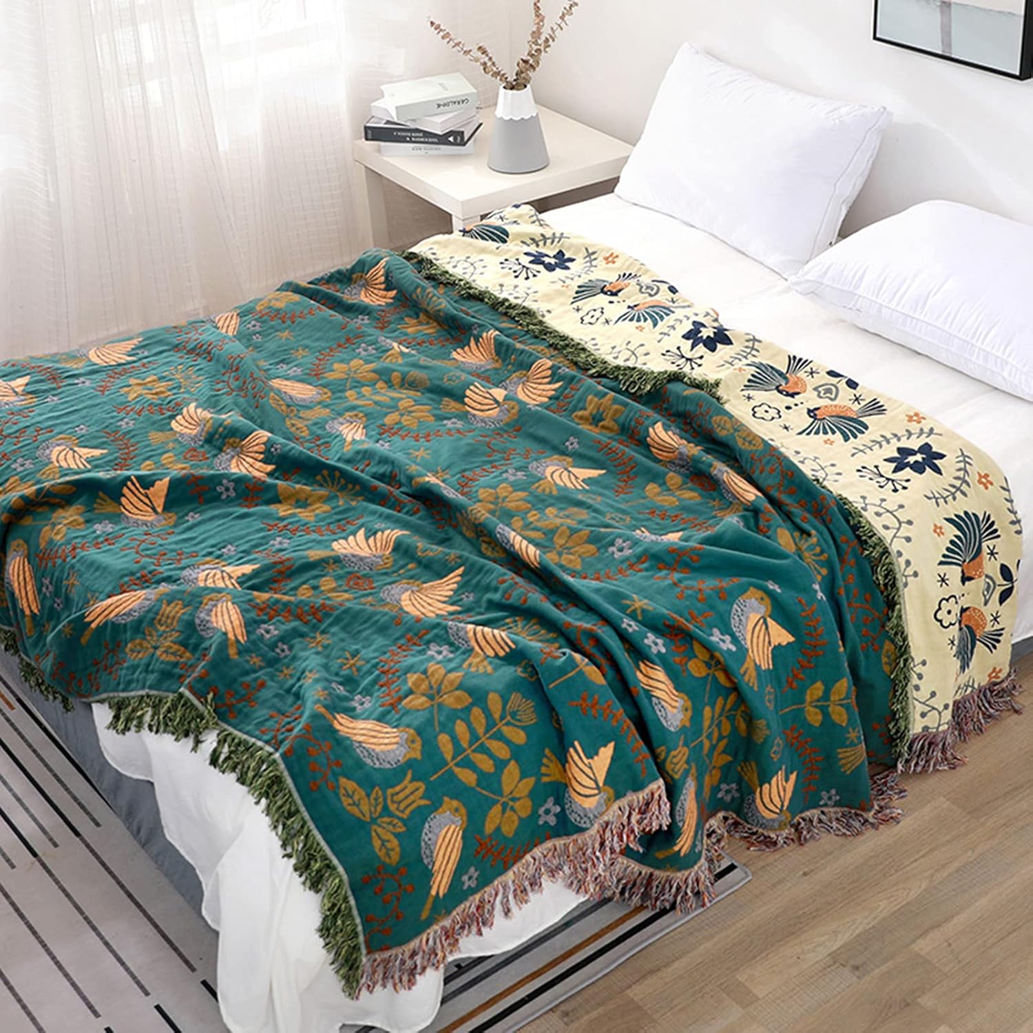 Hoordry Coperta Boho Double Face 200x230 cm - immagine 4