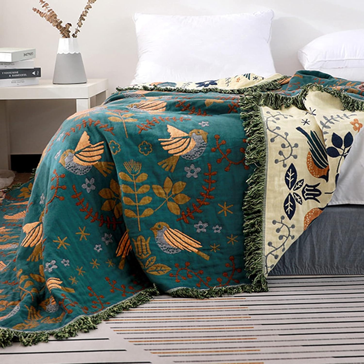 Hoordry Coperta Boho Double Face 200x230 cm - immagine 5