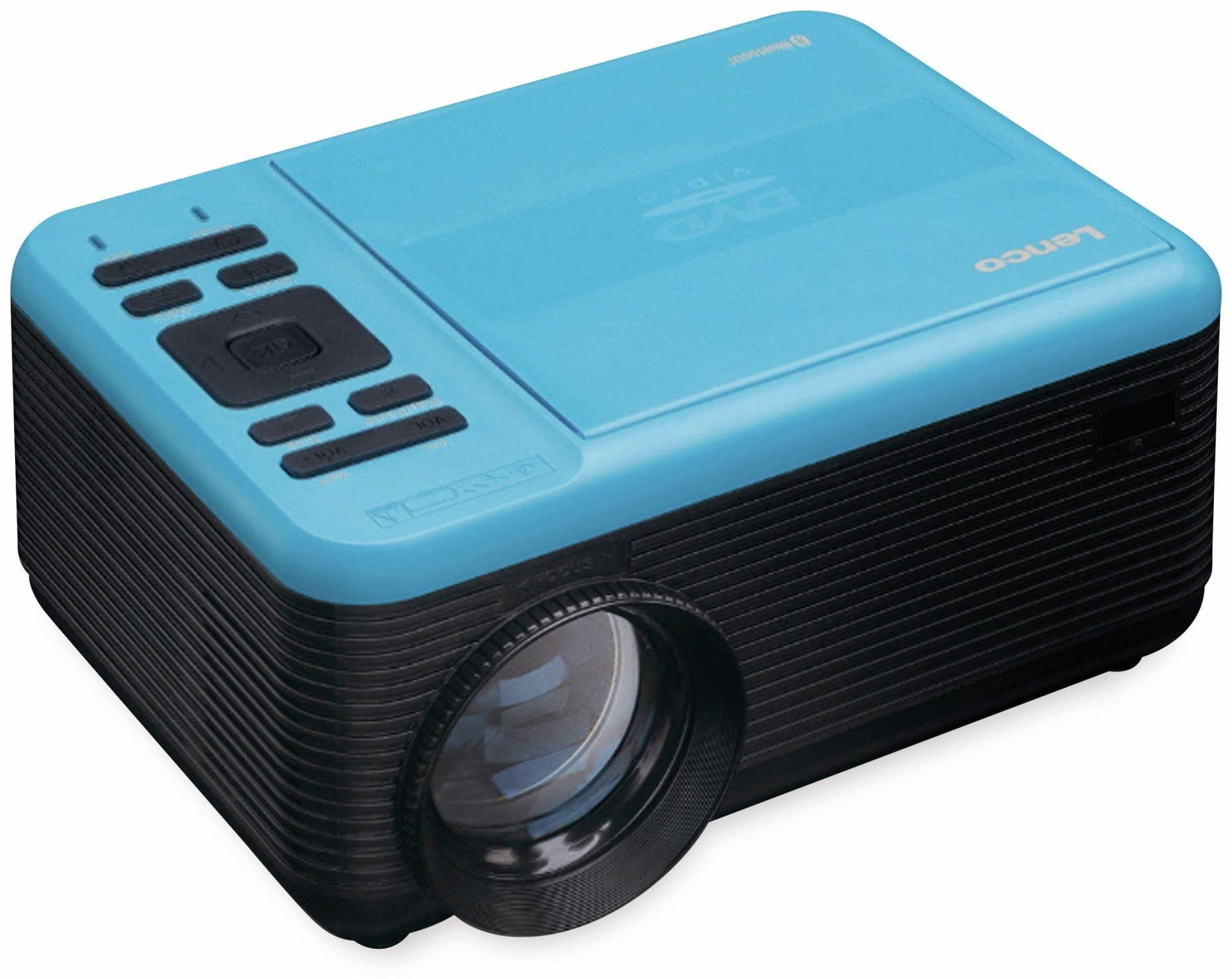 Lenco LPJ-500 - Mini Proiettore Bluetooth Full HD Blu