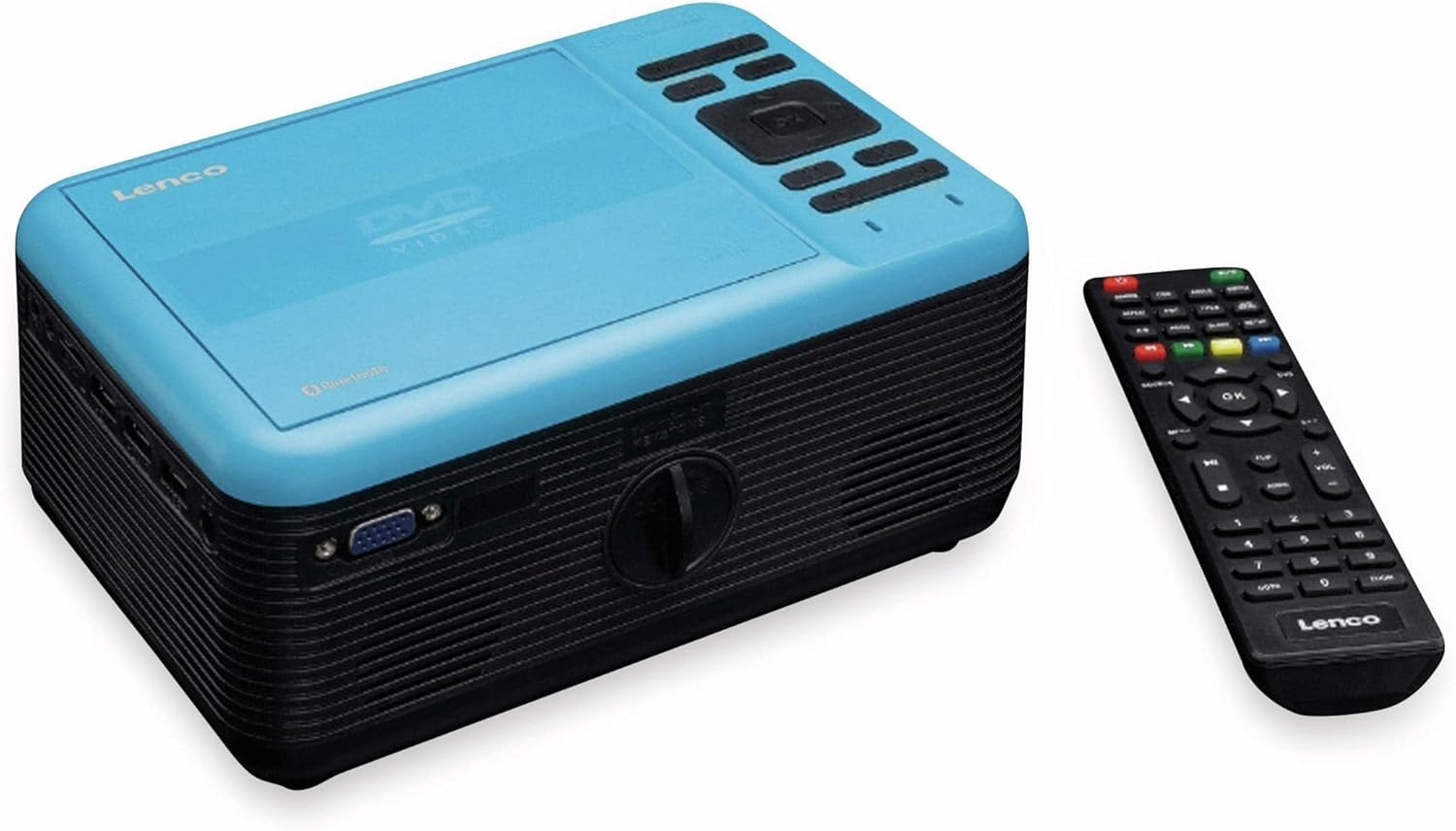 Lenco LPJ-500 - Mini Proiettore Bluetooth Full HD Blu - immagine 3