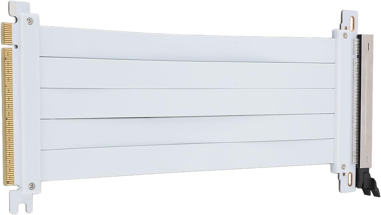Cavo Riser PCIE 5.0 X16 Bianco 128 Gbps - immagine 3