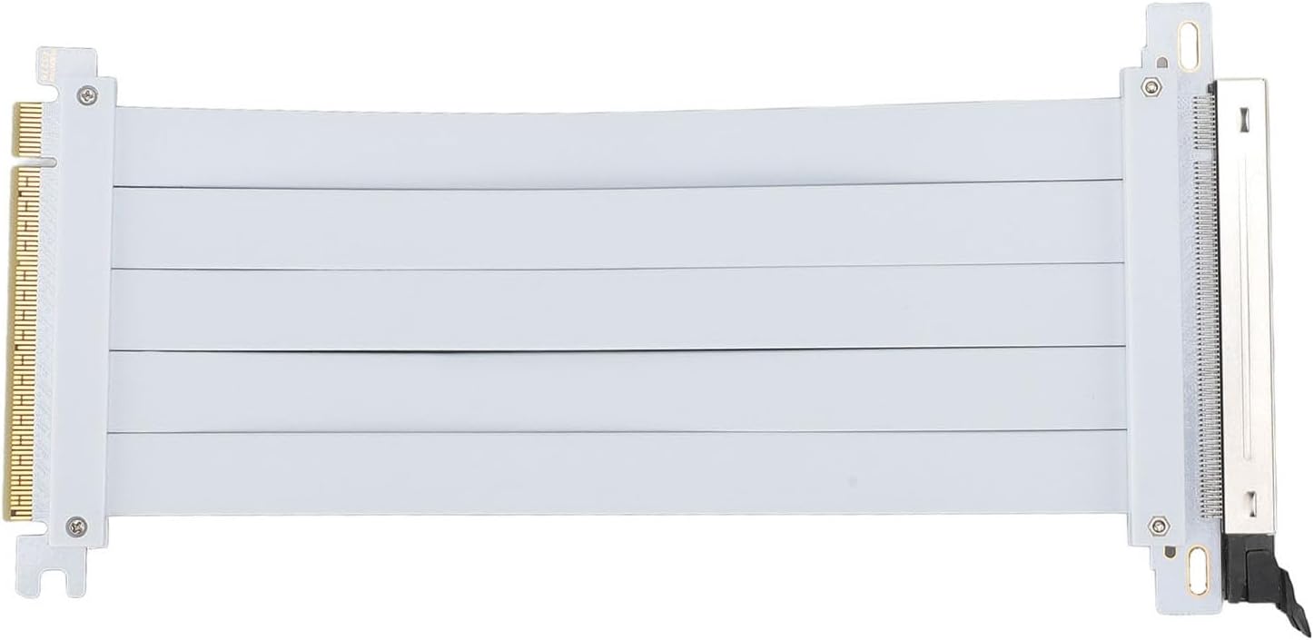 Cavo Riser PCIE 5.0 X16 Bianco 128 Gbps - immagine 6