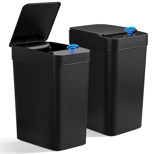 Set 2 Pattumiere Intelligenti con Sensore (15L & 12L)