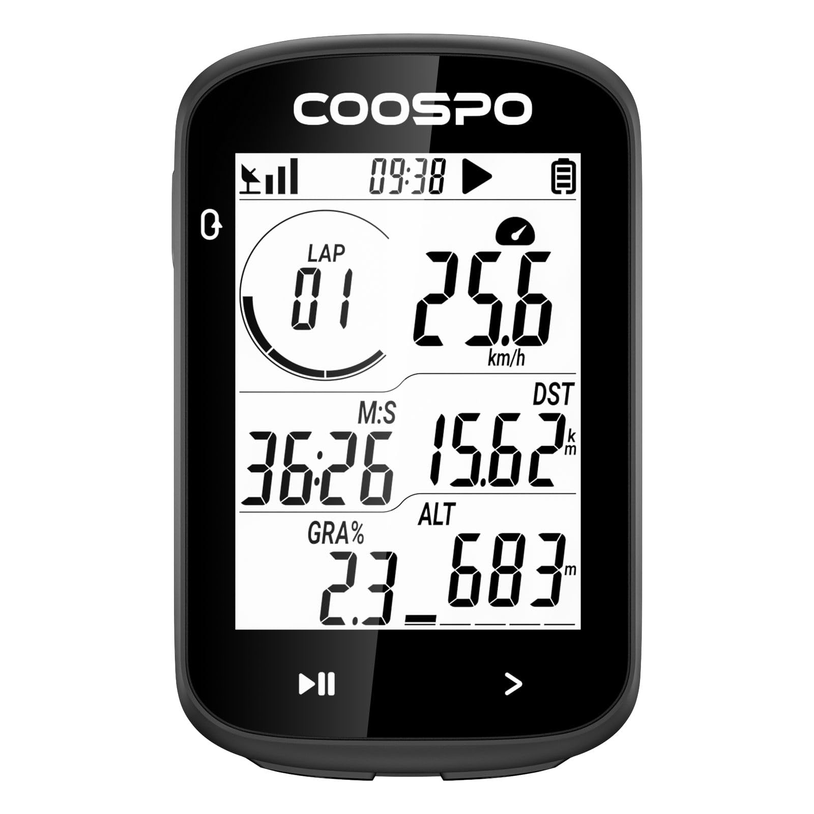 Coospo CS300 Ciclocomputer GPS Wireless Bluetooth 5.0
