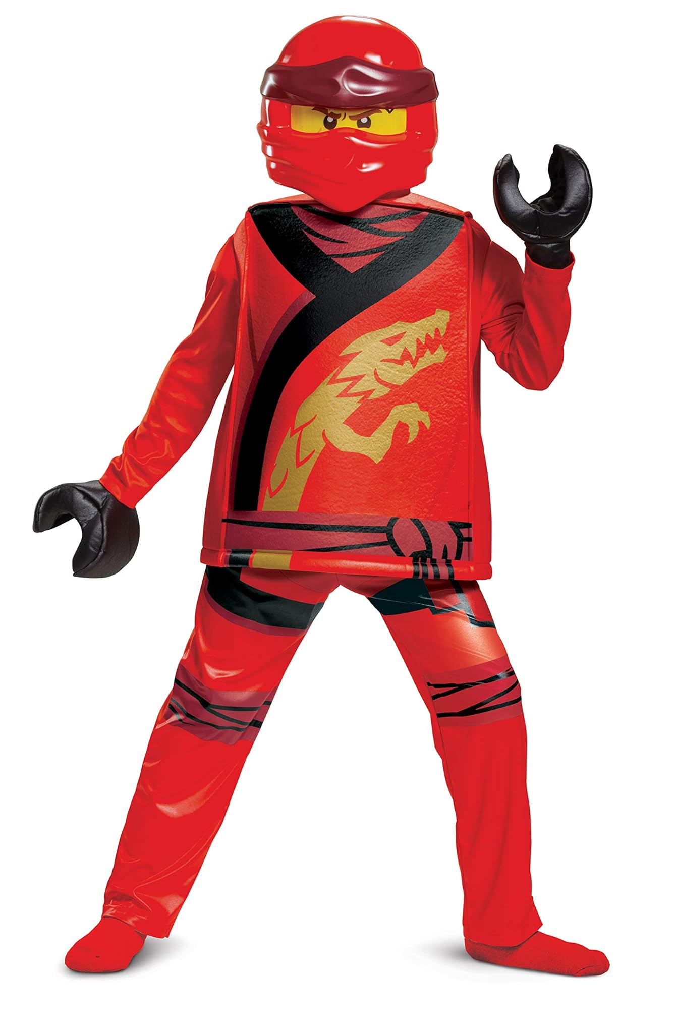 Disguise Lego Ninjago - Costume Ninja per Bambini, Rosso