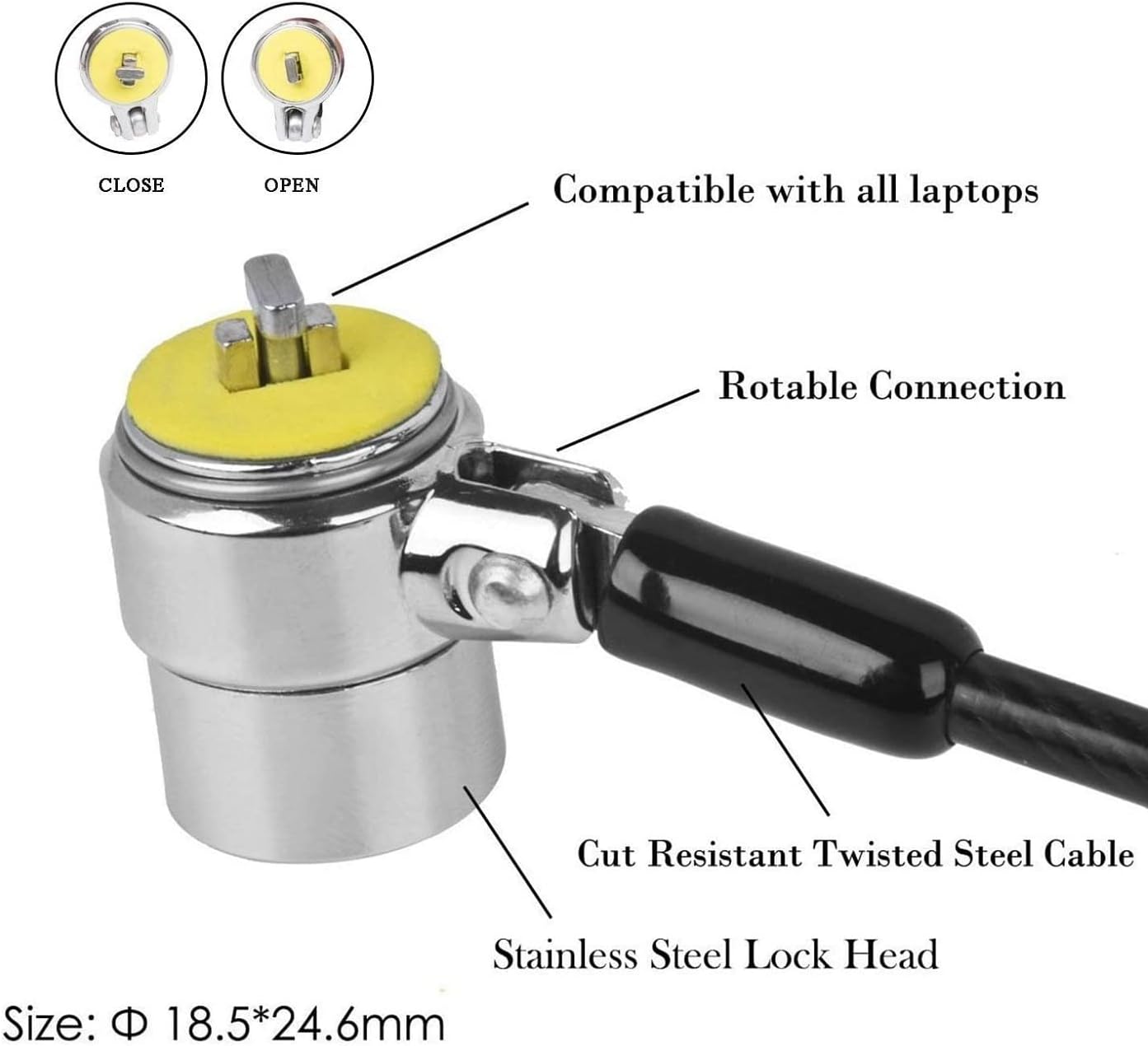 I3C Piastra di Sicurezza Adesiva Universale (5 pezzi) - immagine 4