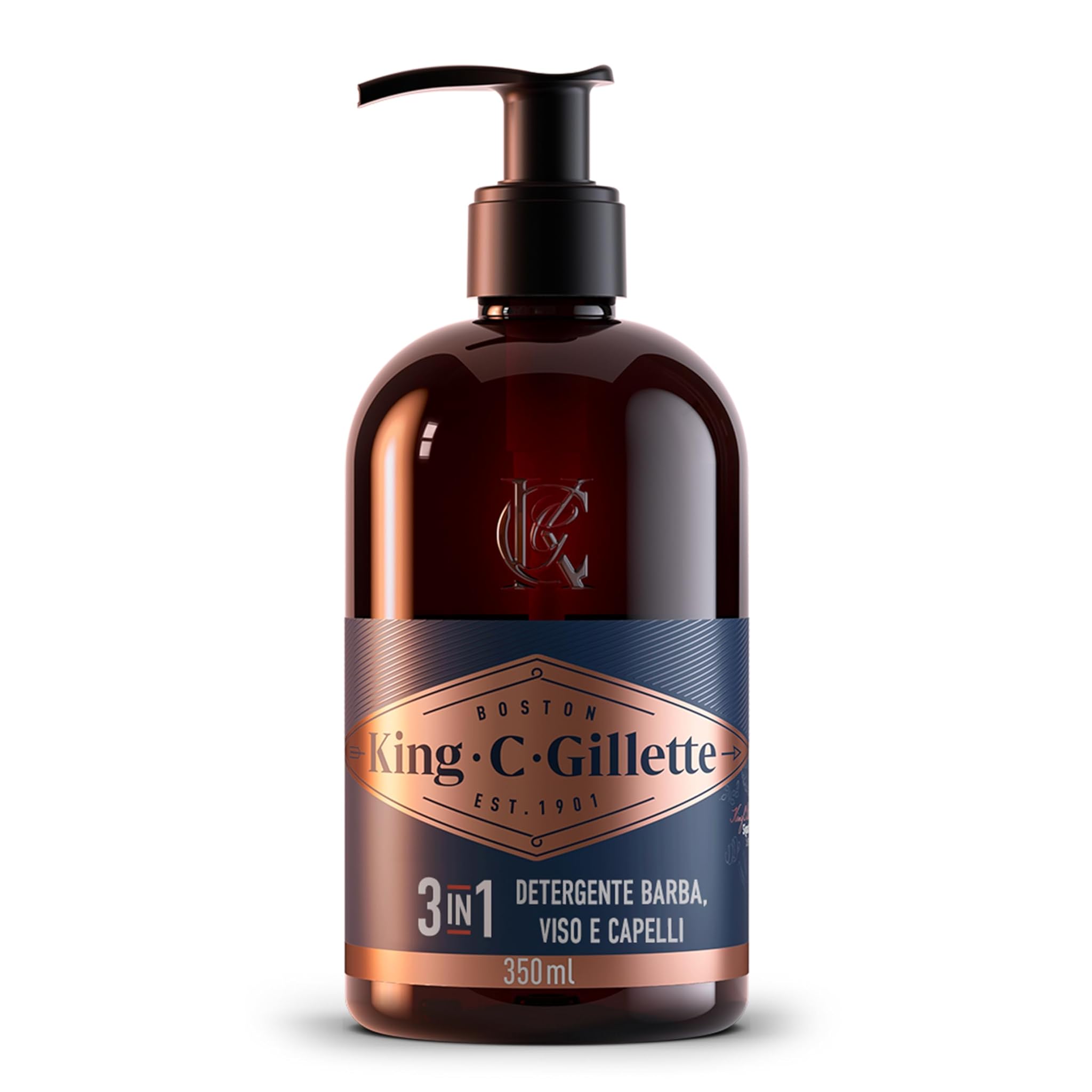 King C. Gillette Detergente Viso Uomo 3 in 1