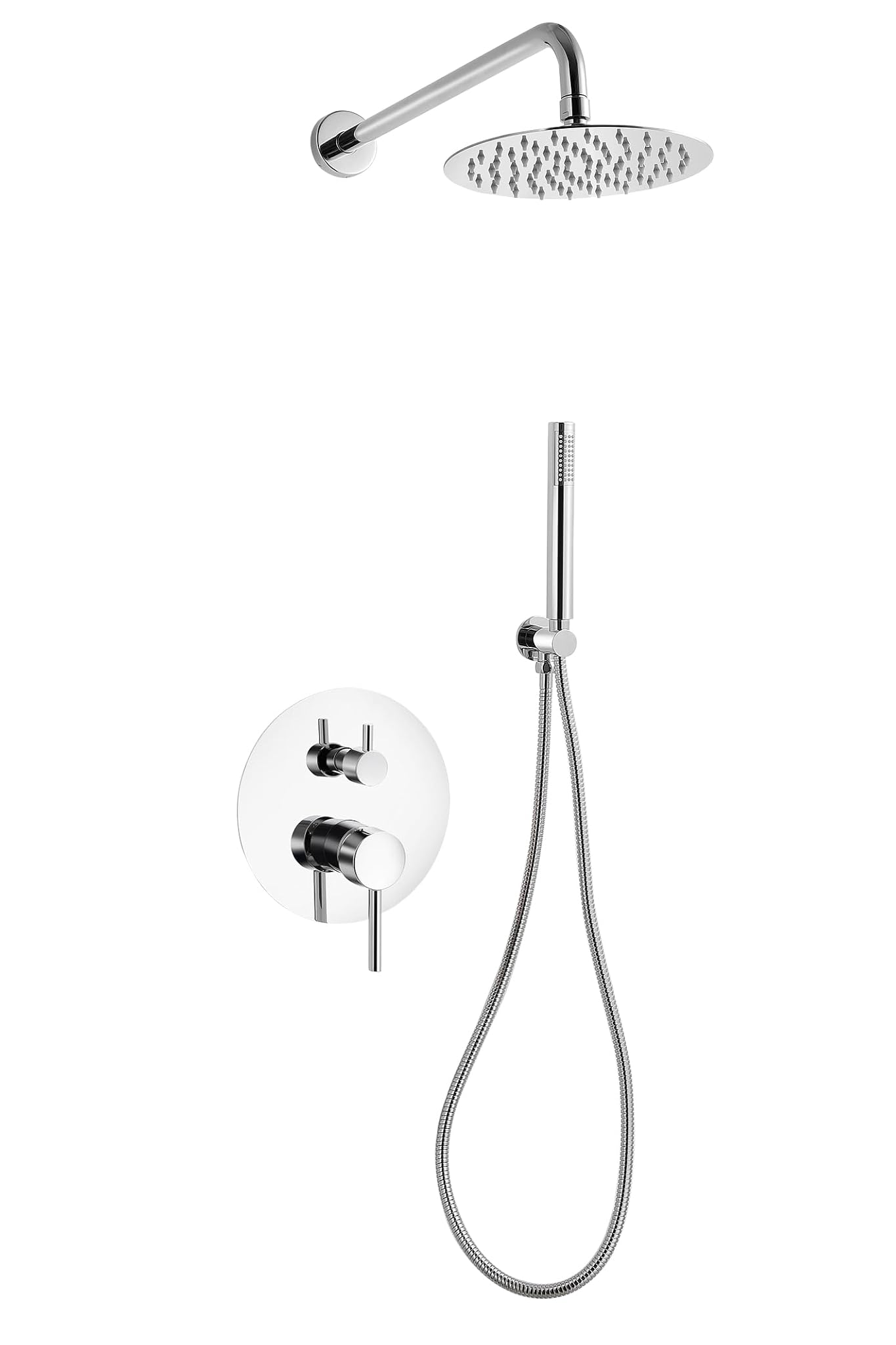 Marco Mammoliti - Kit Doccia Tondo Cromato 150-200cm