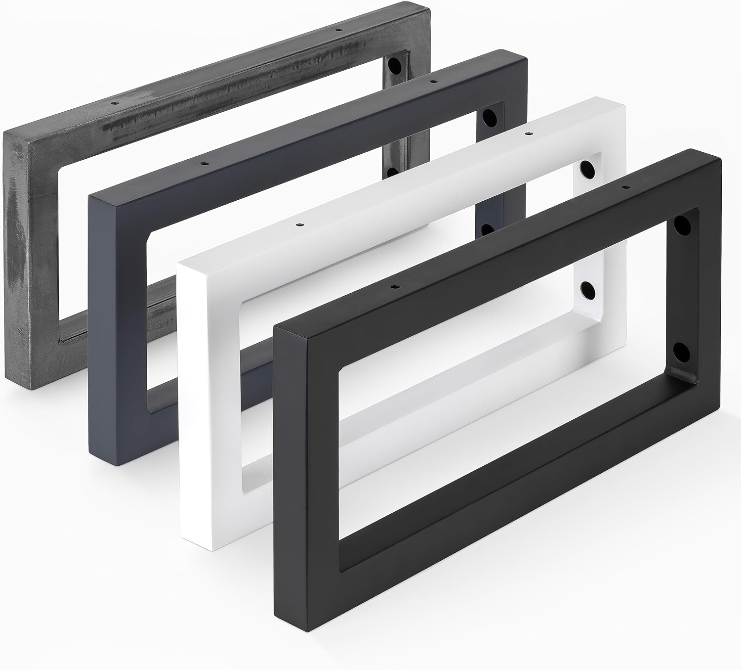 Holzbrink 2x Supporti a Parete per Lavabo 300x150 mm