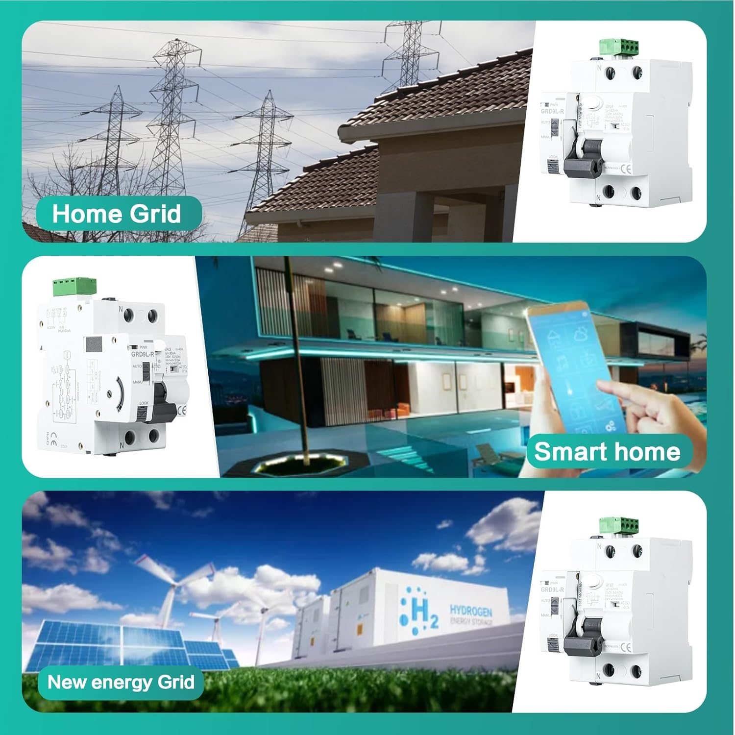 Dewin Interruttore Differenziale a Riarmo Automatico 40A - immagine 4