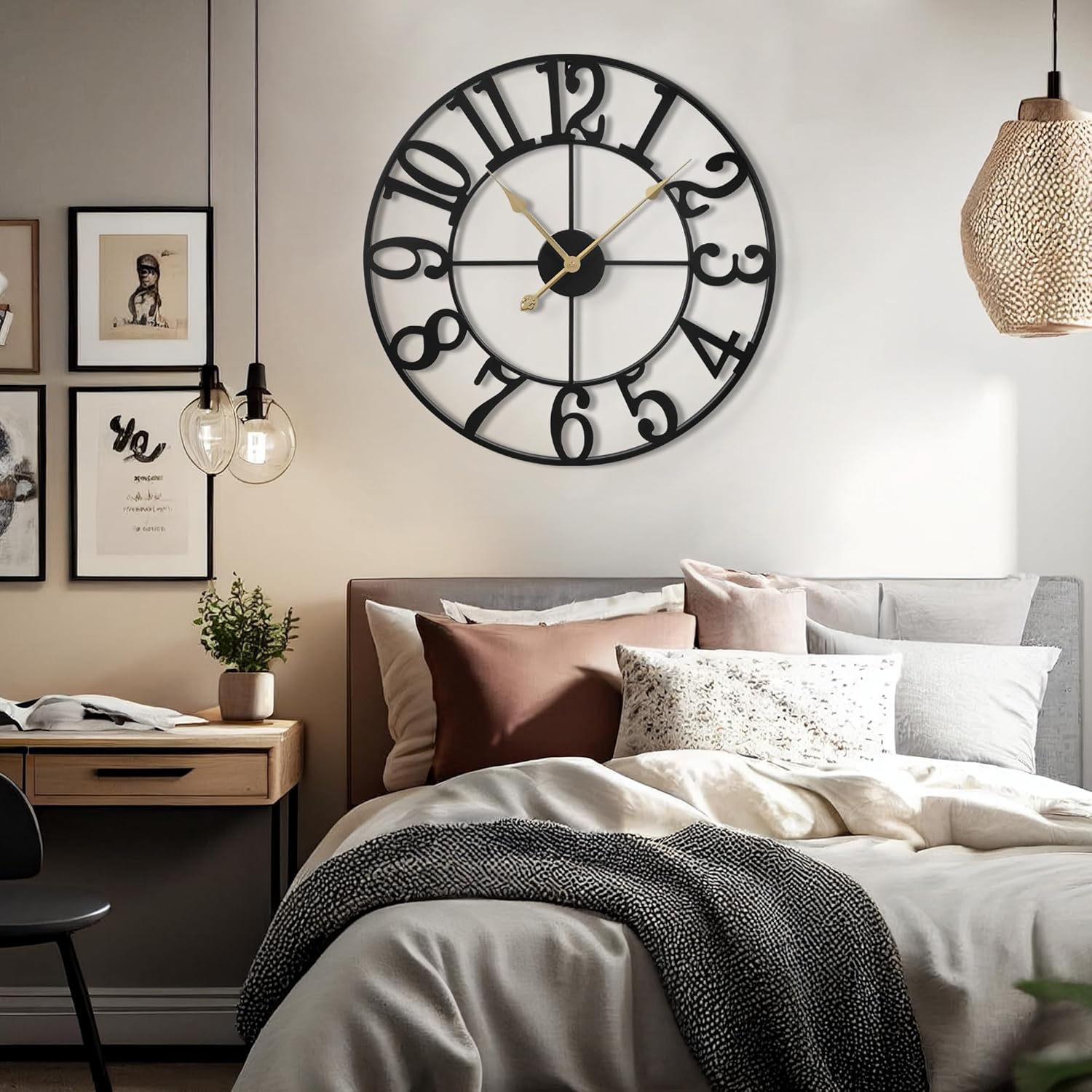 Orologio da Parete Rotondo 40 cm Silenzioso - immagine 7