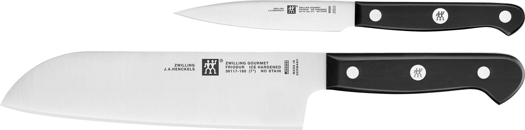 Zwilling Set Coltelli Gourmet 2 pz, Nero