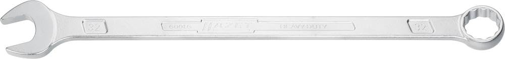 Hazet 600Lg-30 Chiave Combinata Extra Lunga, Argento