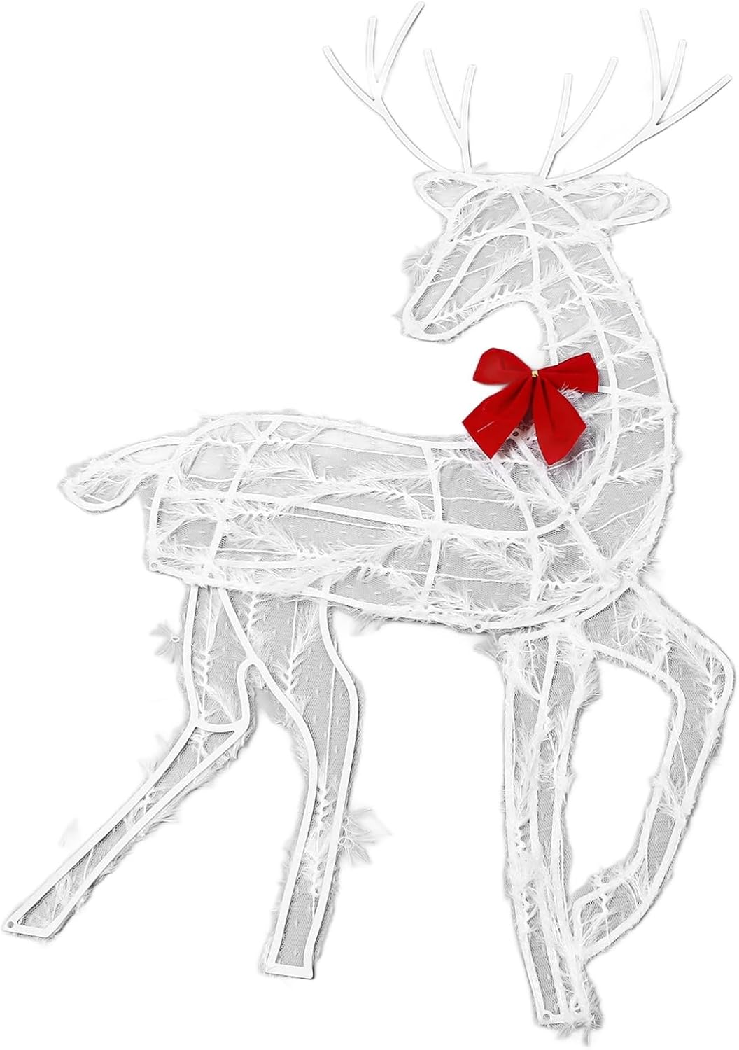 Set 3 Cervi Illuminati Natalizi con Luci LED - immagine 8