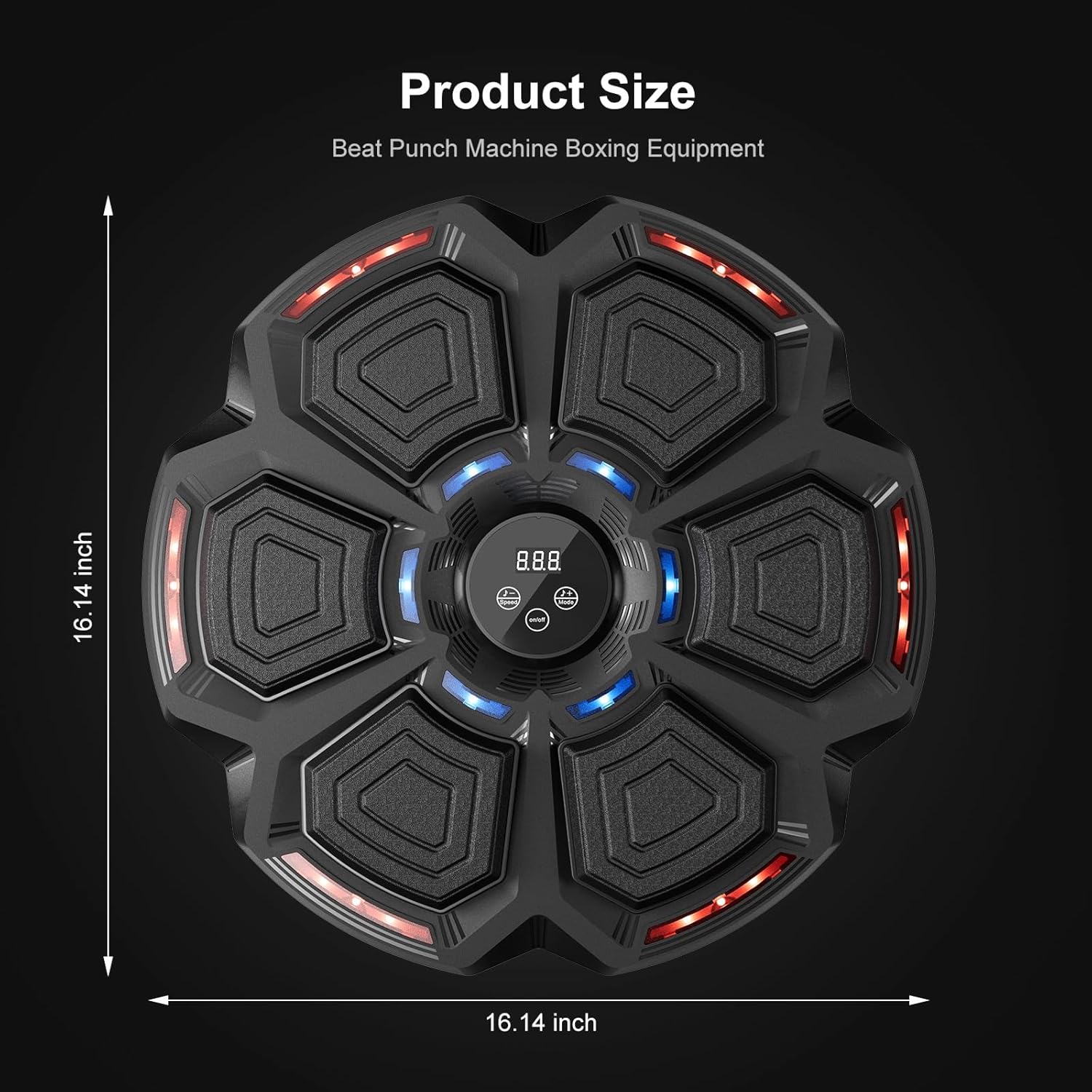 Fooing Macchina da Pugilato Musicale Smart, con LED - immagine 2