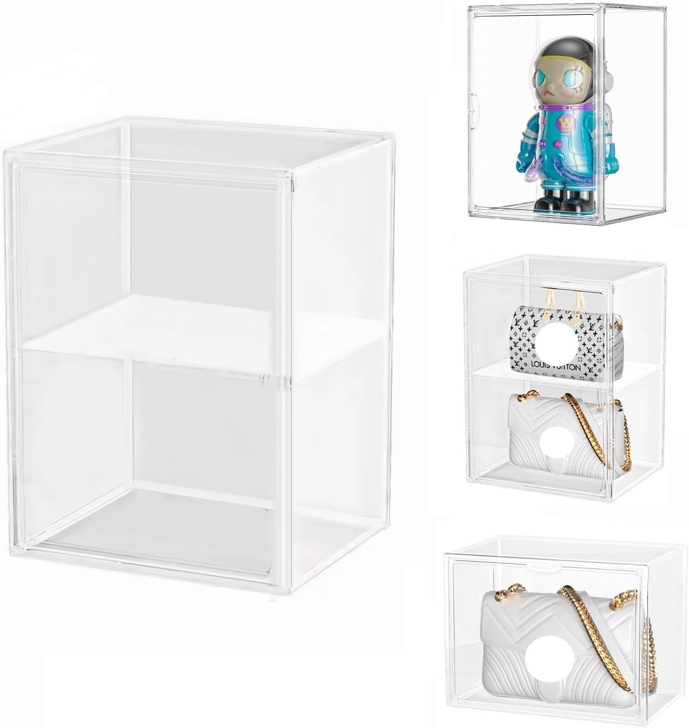 Vetrinetta Espositiva Acrilico con Porta 40x30x25cm - immagine 1