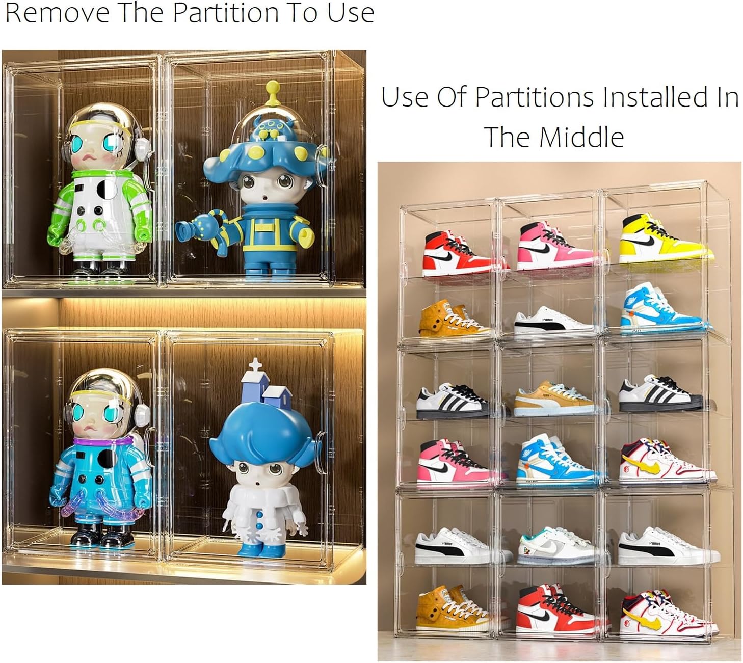 Vetrinetta Espositiva Acrilico con Porta 40x30x25cm - immagine 2